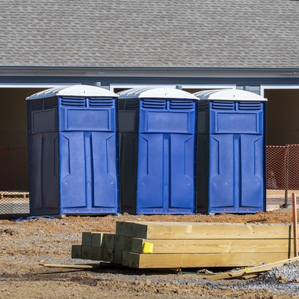 do you offer hand sanitizer dispensers inside the porta potties in Mabie CA